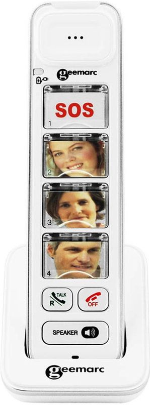 GEEMARC AmpliDECT 295 EXTRA HANDSET PhotoDECT met 4 FOTO-TOETSEN voor Geemarc AmpliDECT 295 draadloze telefoon