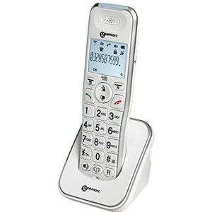 Geemarc AMPLIDECT 295 AD Draadloze telefoon voor senioren Verlicht display Wit, Telefoon, Wit