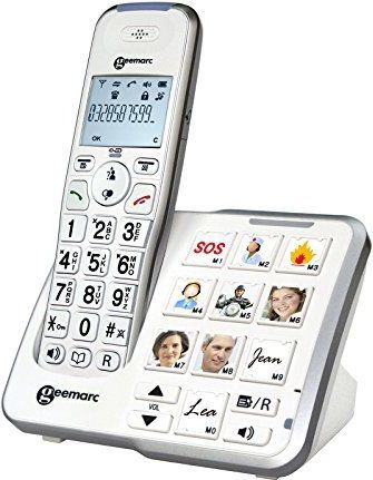 Geemarc PH-295 - Single DECT telefoon - Antwoordapparaat - Wit