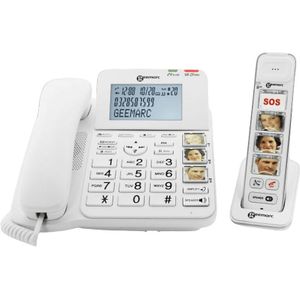 Geemarc Telefoon - Antwoordapparaat Amplidect 295 Big Button Photo + Dect (dect295_cfoto_wh_vde)