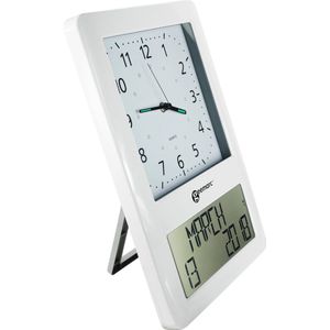 Wandklok Zendergestuurd Wit Geemarc VISO50_WH_VDE
