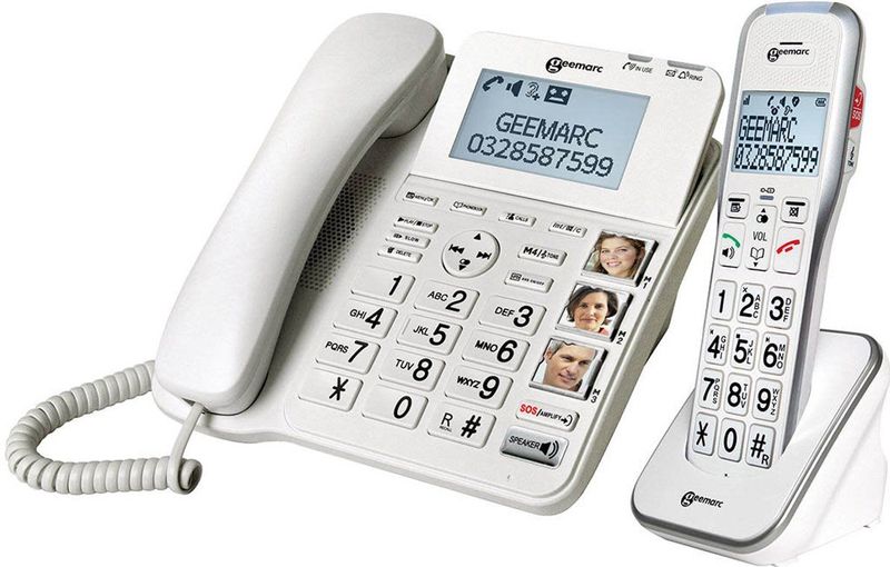 Geemarc AmpliDECT COMBI 595 - Telefoon - Antwoordapparaat