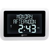 Zendgestuurde klok Zendergestuurd Wit Geemarc VISO15_WH_VDE