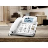 GEEMARC CL595 vaste telefoon voor SLECHTHORENDEN en SLECHTZIENDEN met 50 dB GELUIDSVERSTERKING. Met BEANTWOORDER