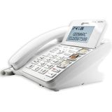 GEEMARC CL595 vaste telefoon voor SLECHTHORENDEN en SLECHTZIENDEN met 50 dB GELUIDSVERSTERKING. Met BEANTWOORDER