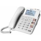 GEEMARC CL595 vaste telefoon voor SLECHTHORENDEN en SLECHTZIENDEN met 50 dB GELUIDSVERSTERKING. Met BEANTWOORDER