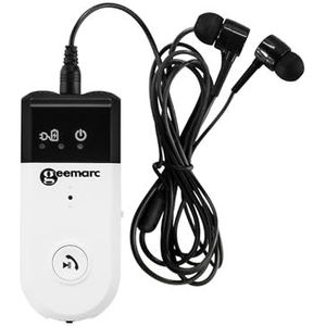 Geemarc IBT10 Bluetooth-audioversterker voor tv's, computers en mobiele telefoons, kan als handsfree worden gebruikt, ideaal voor mensen met gehoorverlies, compatibel met hoortoestellen