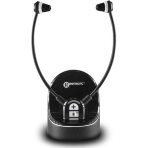 GEEMARC CL7370 draadloze TV-HEADSET TV-LUISTERSET met 125dB VERSTERKING - Enkele set