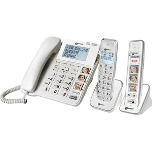 Geemarc - AmpliDECT 295 - Telefoon - Wit - Met Handsfree Functie