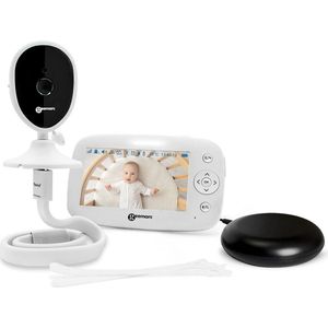 Geemarc - Amplicall Sentinel 1 - Videobabyfoon - Zwart - Materiaal: Plastic