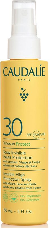 Spray Sun Protector Caudalie Vinosun Invisible Spf 30 150 ml