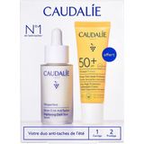 Caudalie - Vinoperfect Zomerduo tegen Pigmentvlekken - Serum 30 ml & Gezichtsbescherming SPF50 - 50 ml