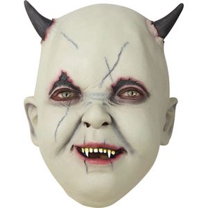 Halloween Latex Verkleedmasker Little Devil