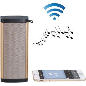 Clip Sonic Technology tes194d Bluetooth luidspreker goud/grijs