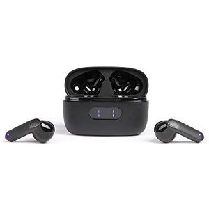 Bluetooth-compatibele hoofdtelefoon, dubbele microfoon met geïntegreerde ruisonderdrukking, batterijduur tot 6 uur.