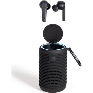 Livoo Hoofdtelefoon 2-in-1 luidspreker met Bluetooth (4 h, Draadloze), Koptelefoon, Zwart