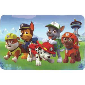 Placemat voor kinderen Paw Patrol 43 x 28 cm - Eten en knutsel placemat voor jongens en meisjes
