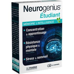 Les 3 Chênes Neurogenius Étudiant 30 Tabletten