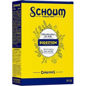 Schoum Spijsvertering 30 Tabletten