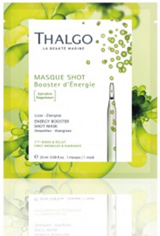Thalgo - Energy Booster Shot Mask - Gezichtsmasker - Spirulina - 1 Stuk