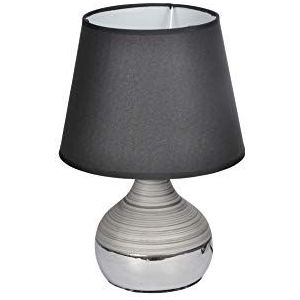 Homea 6LCE132NR lamp, keramiek, 40 W, zwart, diameter 20H27,5 cm