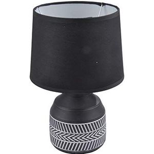 Homea 6LCE138NR lamp, Ciment, 40 W, zwart, diameter 20H30 cm
