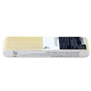 Peggy Sage - Washable 2-Way Nail File - Zebra 80/80 - Nagelvijlen