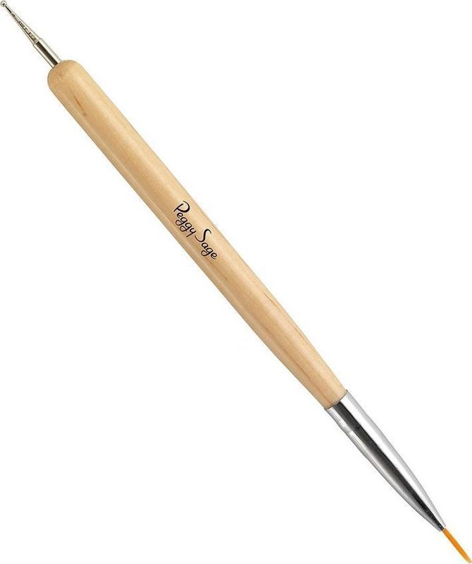 Peggy Sage - 2-In-1 Brush - Liner / Marbling Tool