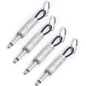 Reserve Sleutels voor Marshall Key Holder - Sleutelhouder voor gitaarsleutelhangers, voor wandmontage, met 4 sleutelhangers met gitaarstekker