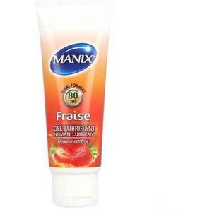 Manix Glijmiddel Aardbei 80 ml