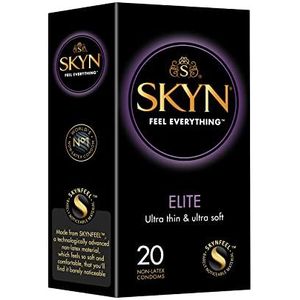 Skyn Elite 20 200018 Condooms voor heren, ultradun, ultrazacht