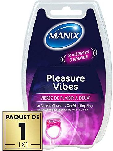 Manix - Pleasures Vibes - Vibrerend Ring - Roze - 3 Snelheden - 35 Minuten Autonomie