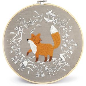 Graine Créative | Borduurpakket | Volwassenen | Kinderen | Fox | Vos Borduurpakket | DIY Kit