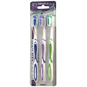 PROWHITE - brosse a dent souple - lot de 3