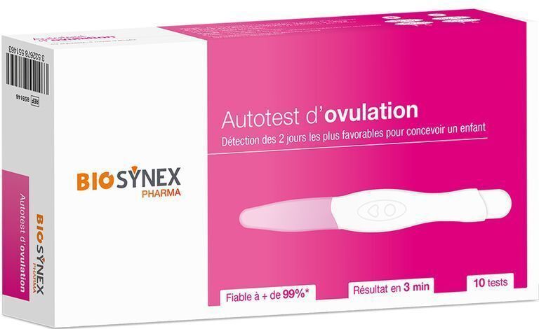BioSynex Ovulatietesten - x10 - LH Detectie - Snel Resultaat - 99% Betrouwbaar