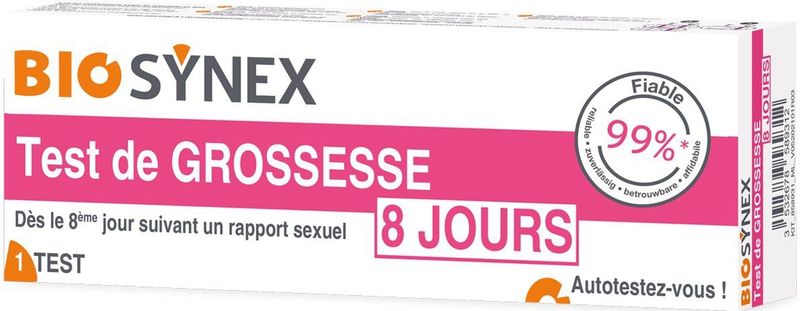 BioSynex 8-daagse Zwangerschapstest - Betrouwbaar - Gevoelig - Snel - Vroeg