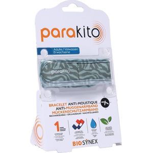 Para'kito - Anti-Muggenarmband - Graphic Jungle - Oplaadbaar - 1 stuk