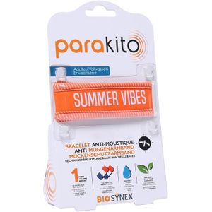 Para'Kito Armband Volwassen Good Vibes Oranje 1