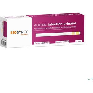 Urineweginfectietest - 3 Stuks - Zelfdiagnose - Biosynex