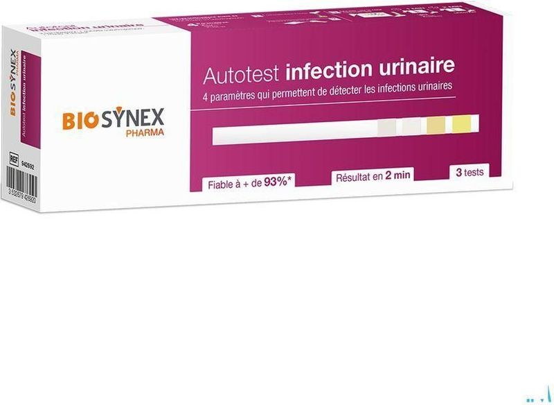 Urineweginfectietest - 3 Stuks - Zelfdiagnose - Biosynex