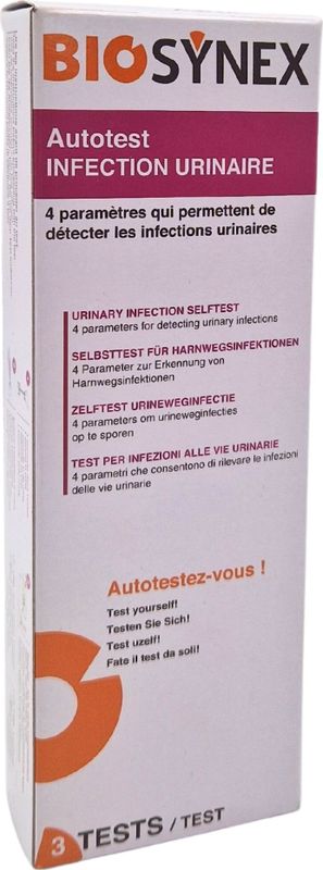 Zelftest - Urineweginfecties - 3 Teststrips - Eenvoudig en Snel