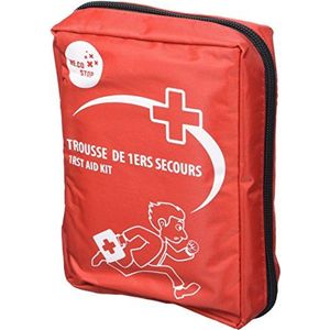 MEDICAID - EHBO-kit CE-gecertificeerd – eerste hulp thuis, reizen, kamperen, strand, wandelen – medicijntas – survivaldeken – 22 elementen