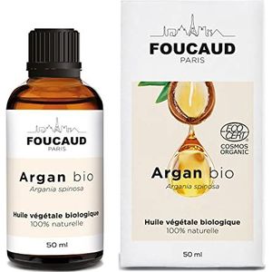 Arganolie | Argania spinosa | ORGANISCH | 100% Natuurlijk | Regenererend | Verfraaiend | 50 ml | FOUCAUD | Frans merk sinds 1946