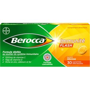 Berocca Immunity Flash Sinaasappelsmaak 30 Bruistabletten