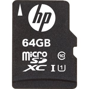 Micro SD Memory Card with Adaptor HP SDU64GBXC10HP-EF 64GB