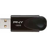 PNY - Attaché - USB-stick - 128 GB - Zwart
