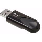 PNY - Attaché - USB-stick - 128 GB - Zwart