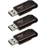 PNY - Attaché 4 - USB-stick - Zwart - 32GB - USB 2.0