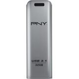 PNY - Elite - USB-stick - Zilver - 32 GB
