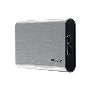 PNY 240GB Portable SSD Elite Silver USB 3.1